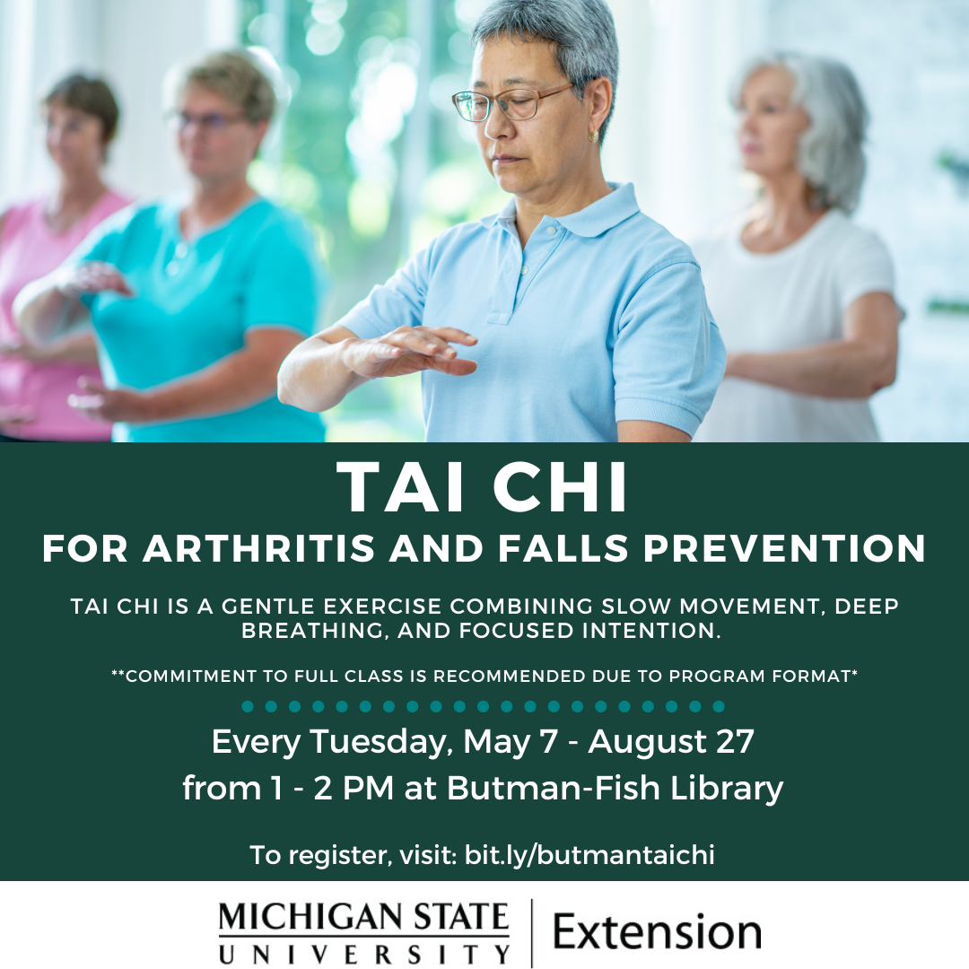 Tai Chi For Arthritis And Falls Prevention Public Libraries Of Saginaw